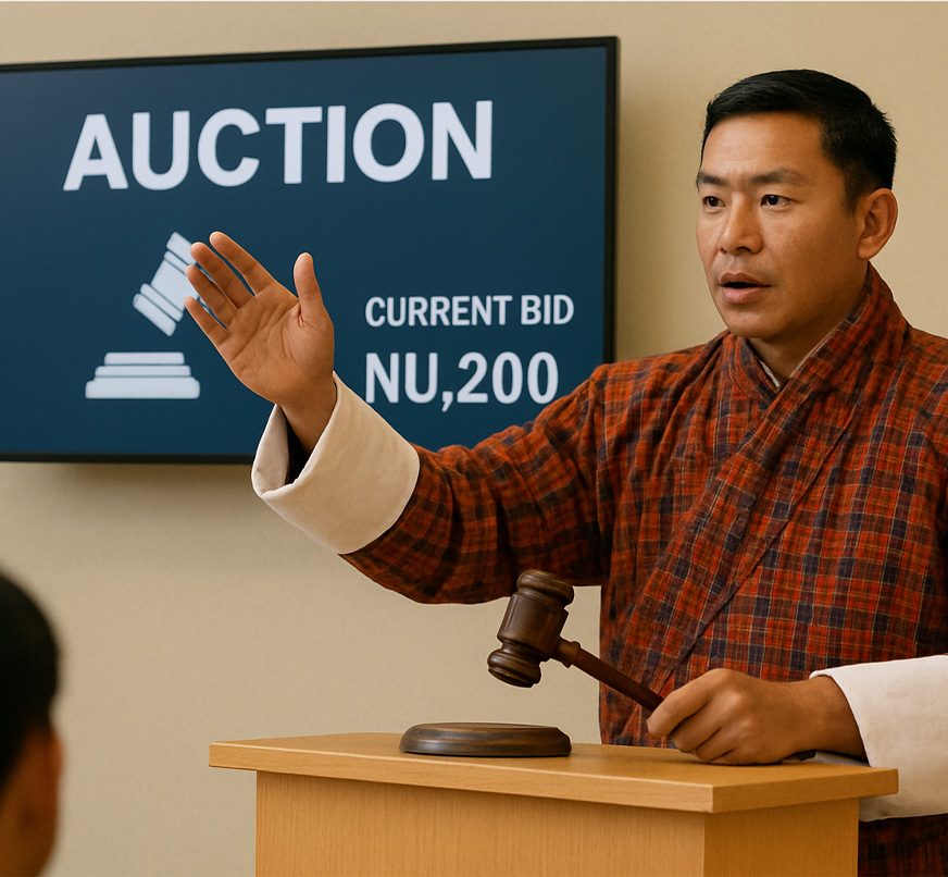 Auction in progress